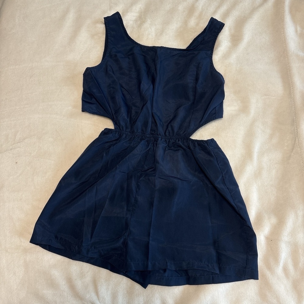 Navy blue romper
